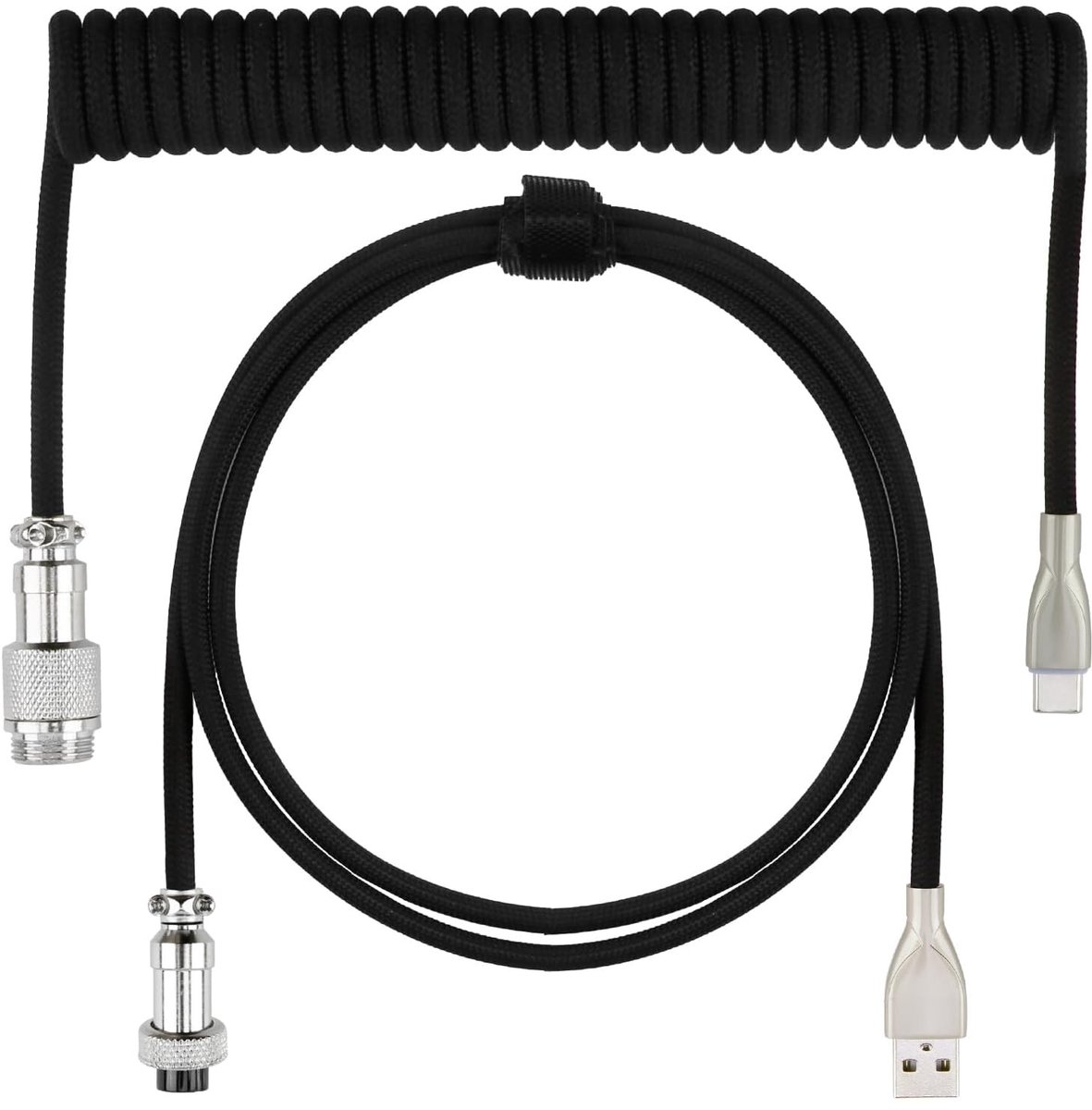 Dailygoods - Uittrekbare USB Type C Kabel voor Gaming en Kantoor