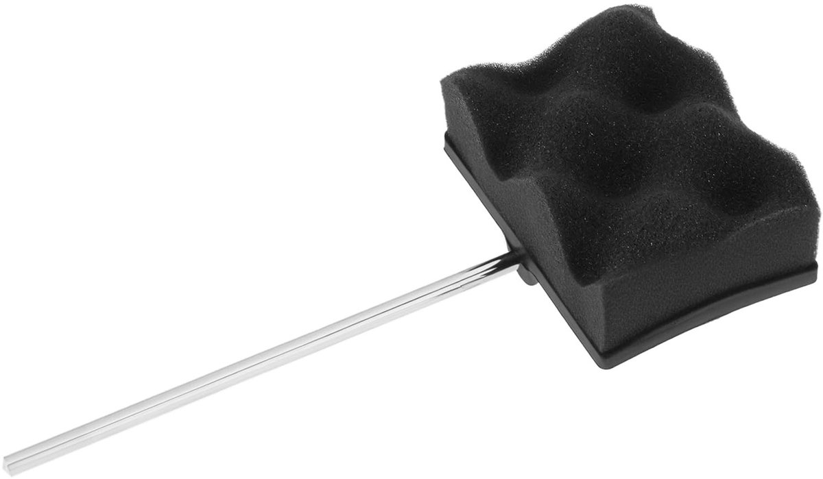 Dailygoods - Bass Drum Beater Pad met RVS As voor Pedaal Percussie Instrument