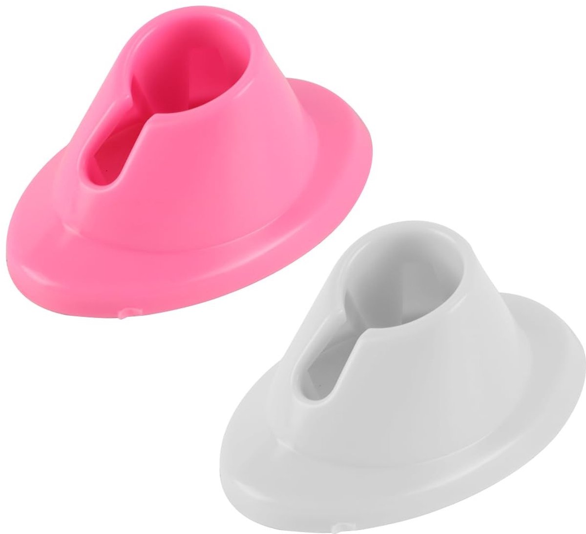 Dailygoods - 2-Pack Zachte Rubber Nagellakhouders voor Organisatie