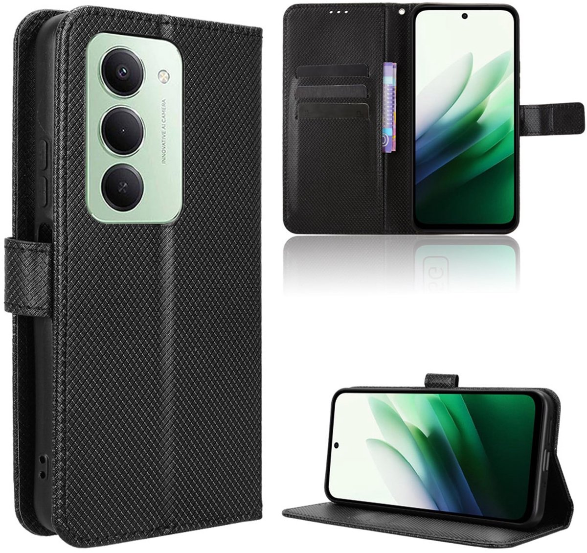 Dailygoods - Stootvaste Hoes voor Redmi 15 5G met Standfunctie