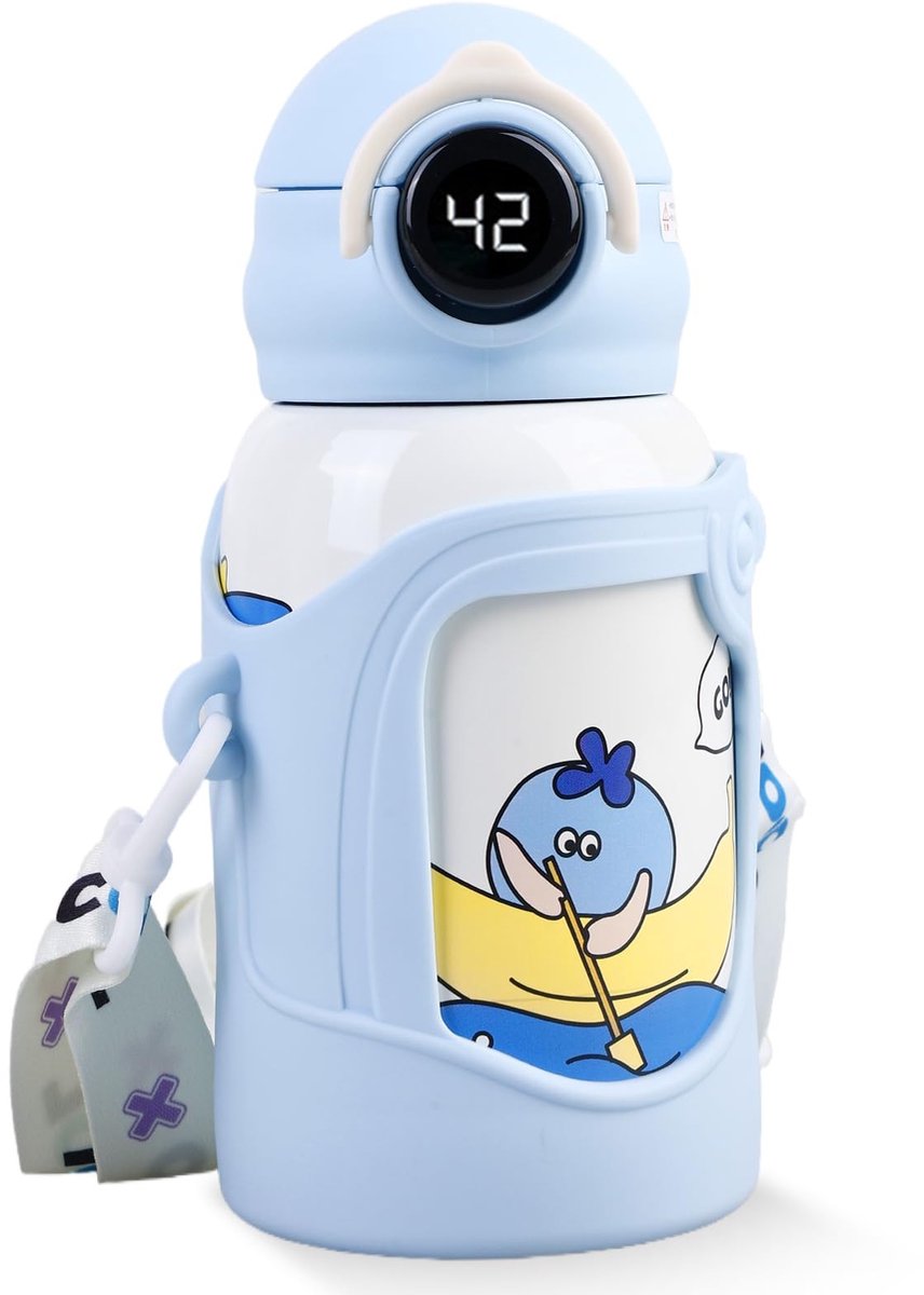 Dailygoods - Thermosfles 500 ml met LED Temperatuurweergave voor Kinderen