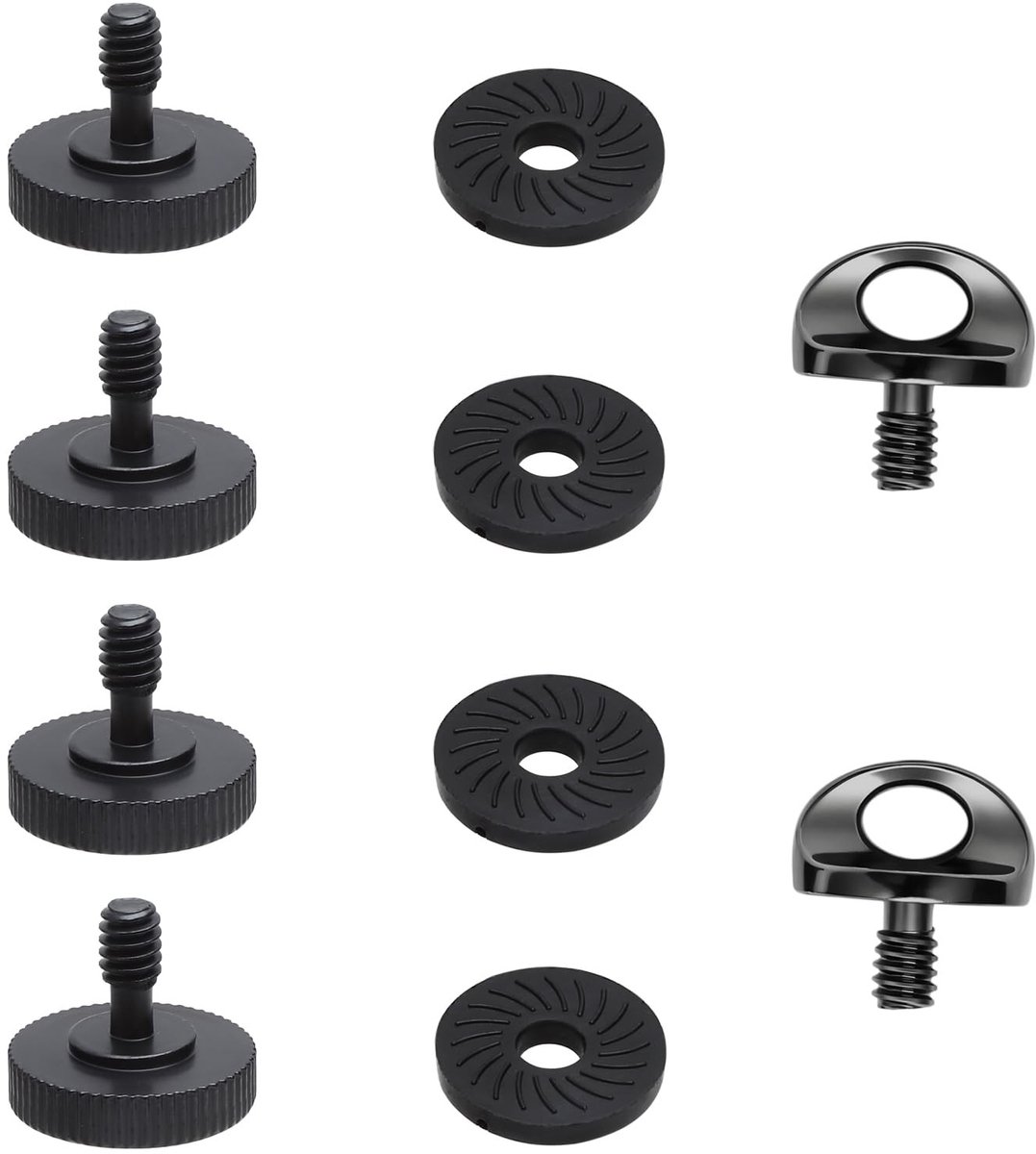 Dailygoods - 6-delige 1/4 Inch Schroefset voor Camera's