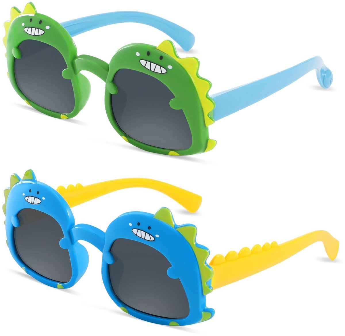 Dailygoods - Set van 2 Kinderzonnebrillen met UV-Bescherming