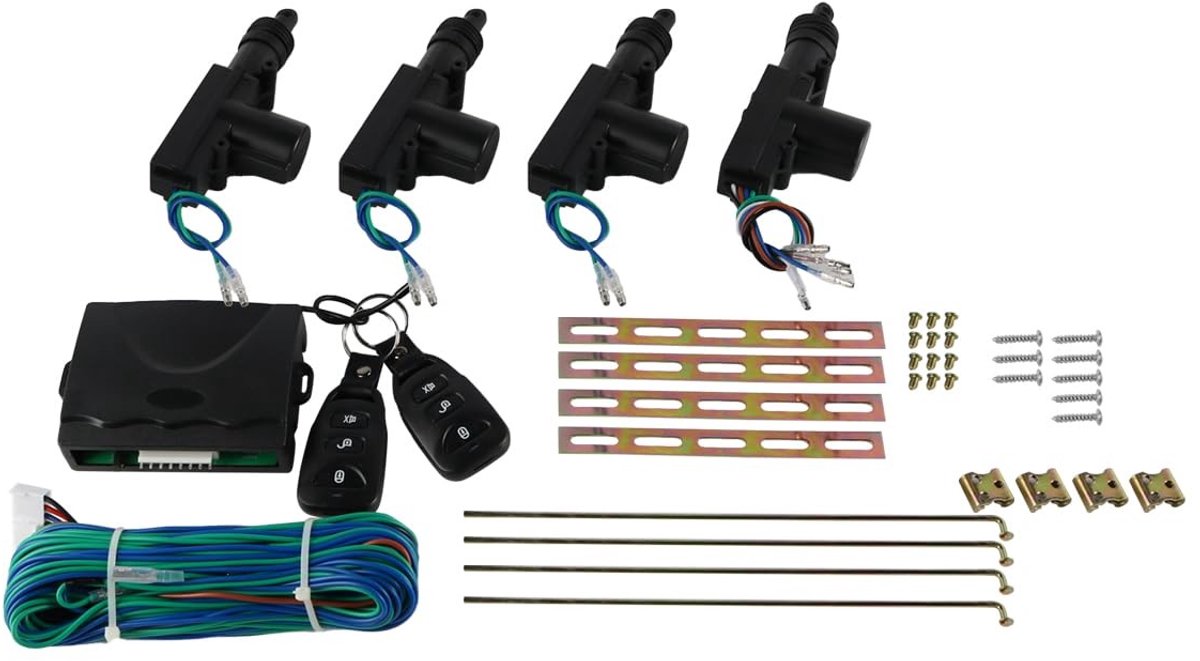 Dailygoods - Universele Keyless Entry Afstandsbediening Kit voor Auto