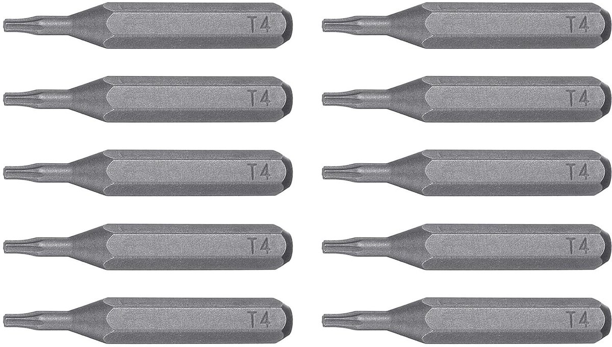 Dailygoods - Cosensi - Dailygoods - 10 Stuks T4 Torx Schroevendraaierbits