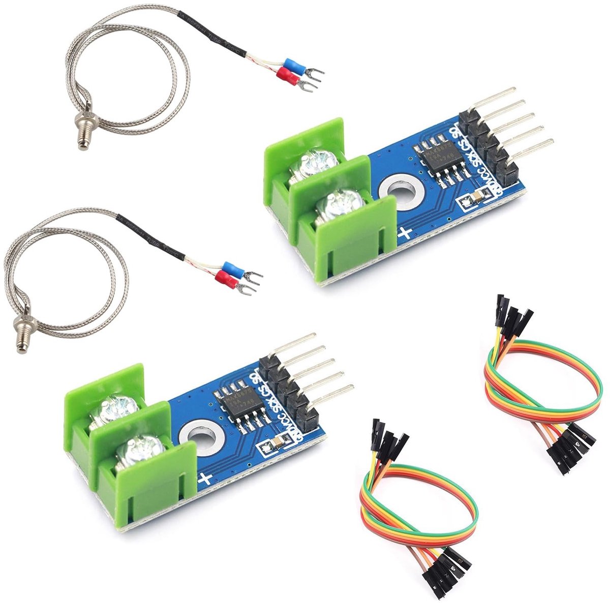 Dailygoods - 2 Stuks MAX6675 Temperatuursensor K-type Thermokoppel