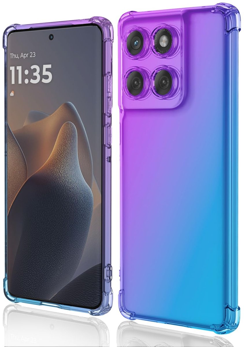 Dailygoods - Ultra-Slank Hoesje voor Telefoon met Gradient Kleur