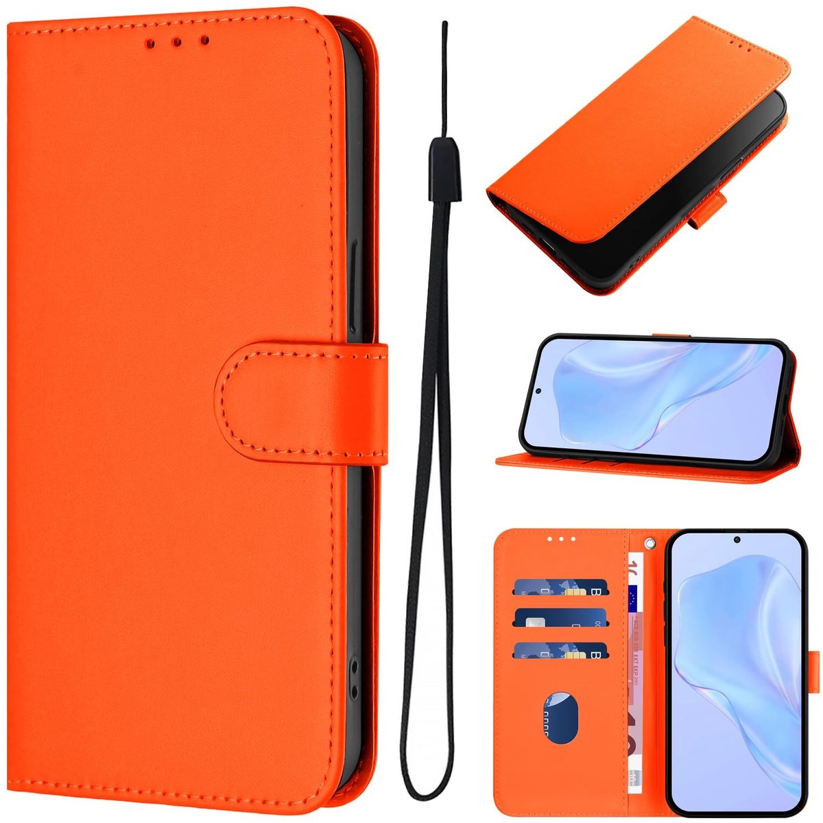 Dailygoods - PU-Leren iPhone Hoesje met Standfunctie
