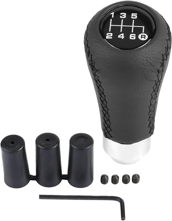 Universele 6-Speed Versnellingspookknop PU Leer voor Handgeschakelde Auto en Voertuigen van universele — afbeelding 4