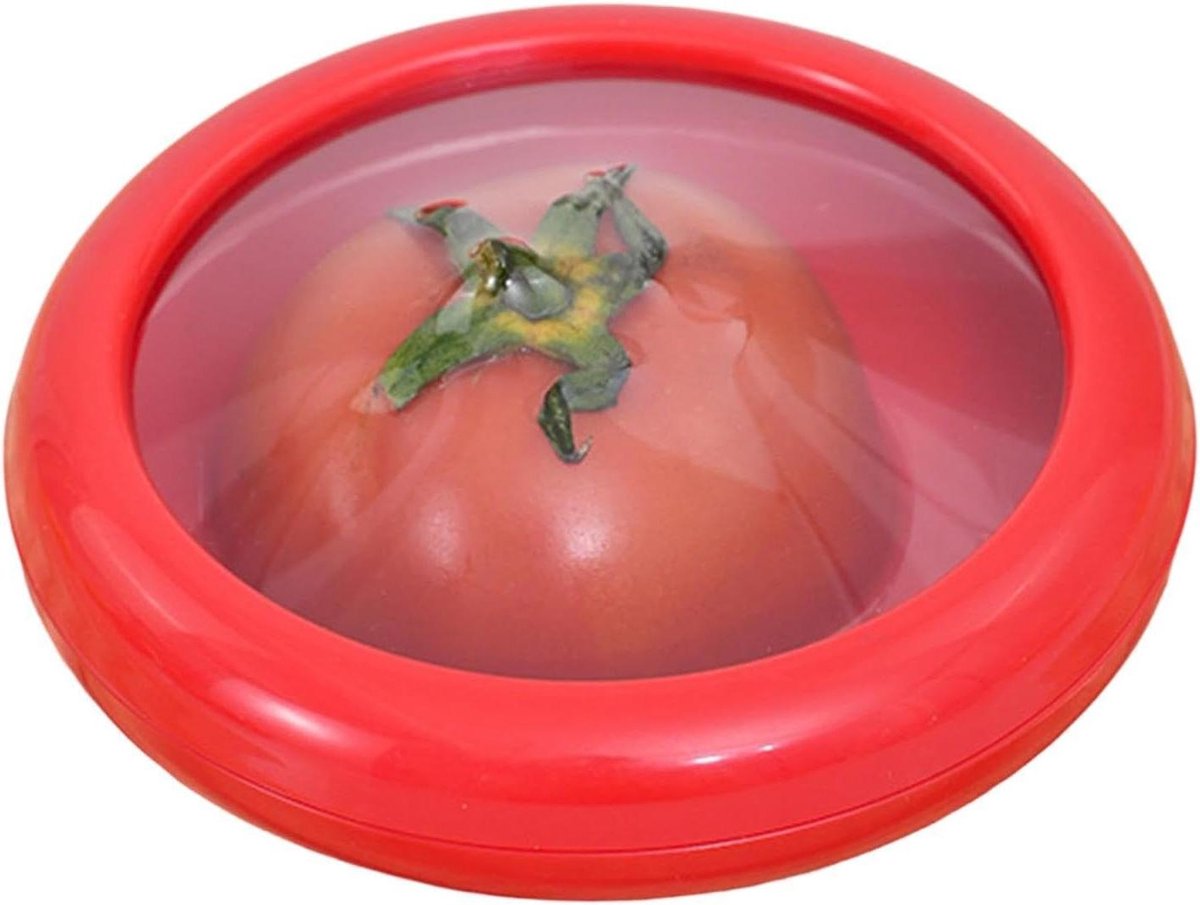 Fruit Bewaardozen - Opbergcontainers Voedsel - Koelkast Organiseren - Vochtretentie Technologie - 175L x 145B - Rood