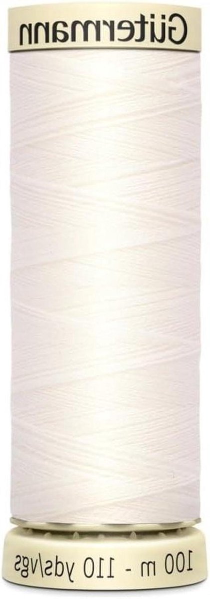 Naaigaren Set - Polyester Garen - Kleding Repareren - Hoge Temperatuur Wasbaar - 100 Meter - Wit