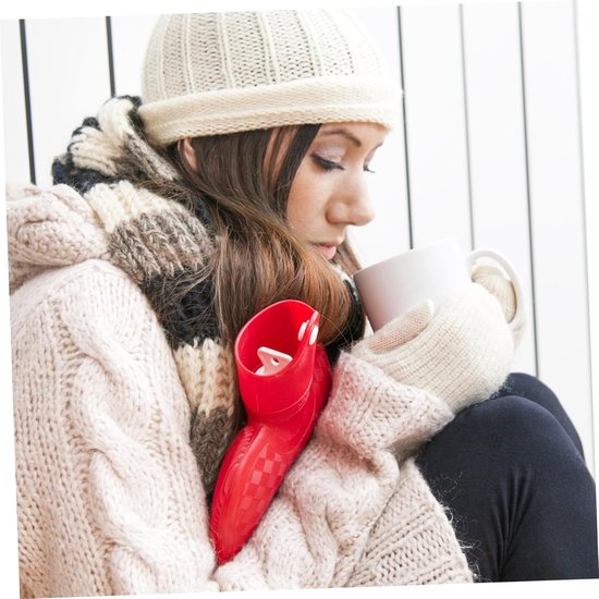 Warmwaterkruik Stopper - Lekvrije Deksels - Veilig Gebruik - Goede Afdichting - 2 Stuks - Zwart — afbeelding 2