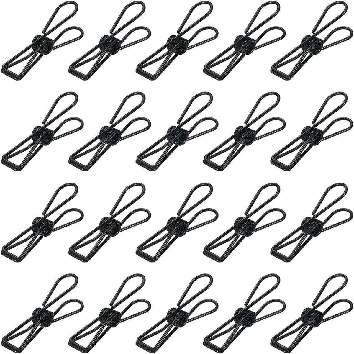 Multifunctionele metalen draadclips - 50 stuks mini pins voor kleding, papier, kantoorbenodigdheden en campinggebruik