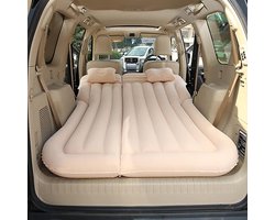 Automatisch Matras - Luchtbed Auto - Comfortabel Reizen - Zelfopblaasbaar - Universeel - Beige