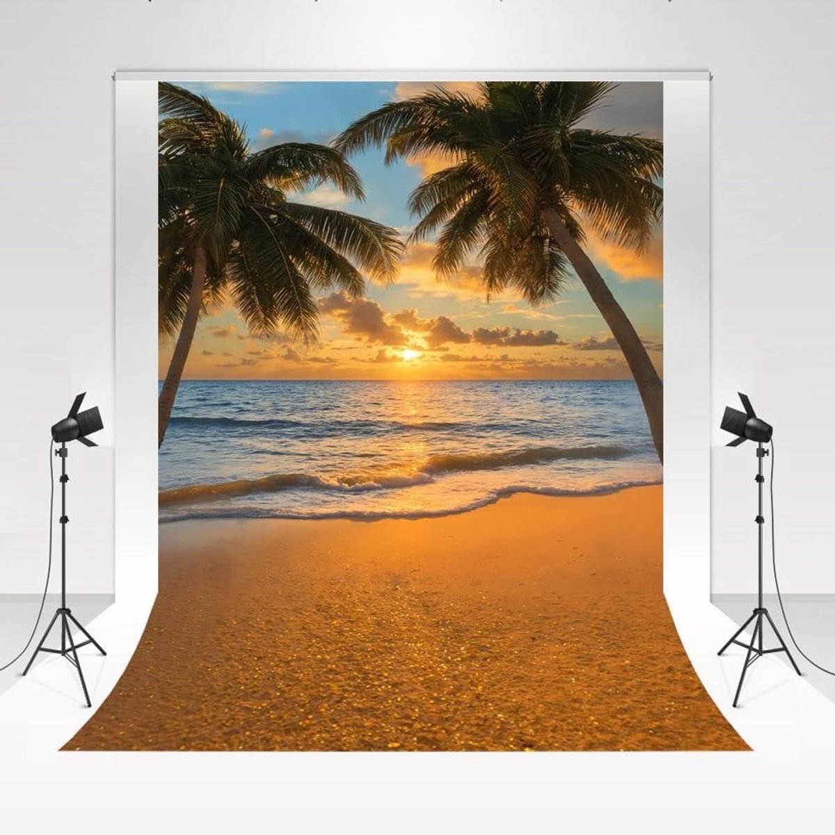 Fotografie Achtergrond - Decoratie Doek - Studio Opnames - Zachte Microvezel - 2x3 Meter - Blauw