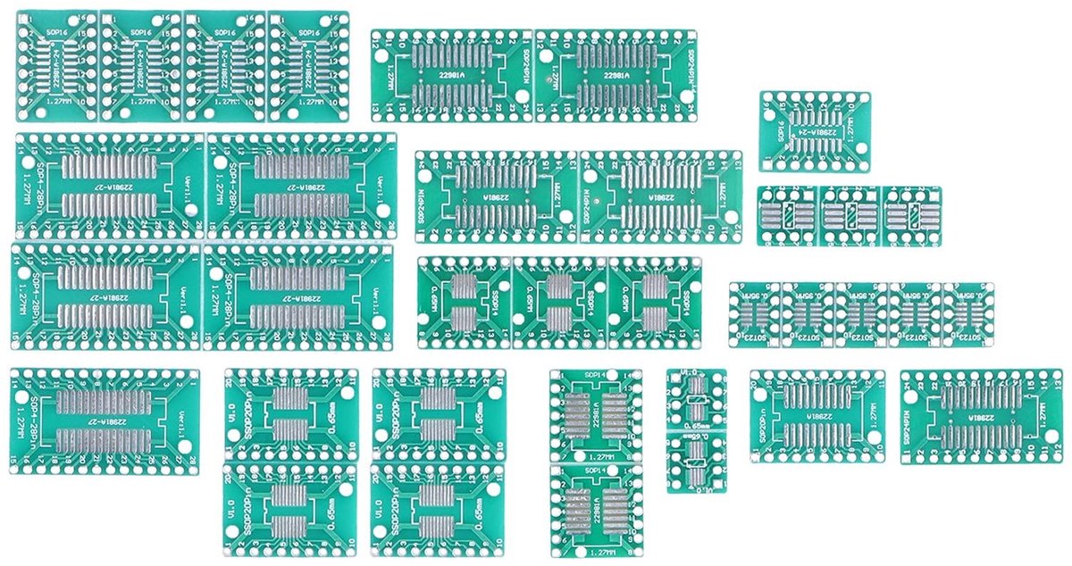 Dailygoods - 35-delige PCB Adapterplaat voor Elektronische Projecten