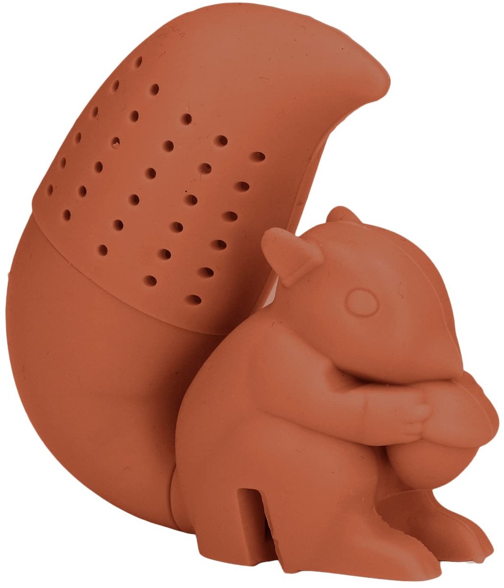 Dailygoods - Eekhoornvormige Siliconen Theefilter voor Theedrinkers