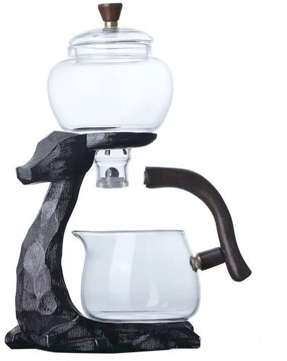 Dailygoods - Glazen Theepot Set met Magnetische Bodem