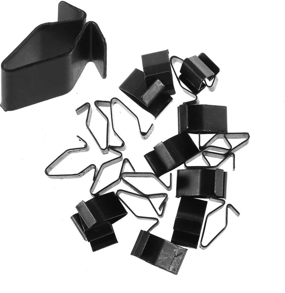 Dailygoods - Autobekledingsclips voor Volkswagen en Audi - 20 Stuks Zwart