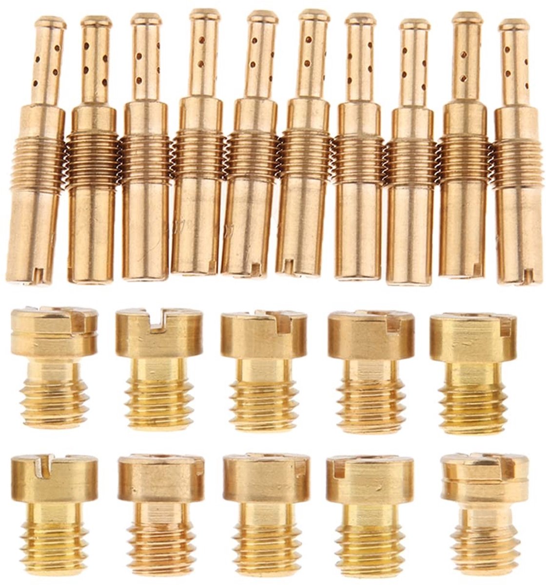 Dailygoods - 20 Stuks Carburateur Hoofdjet en Pilot Jet Kit