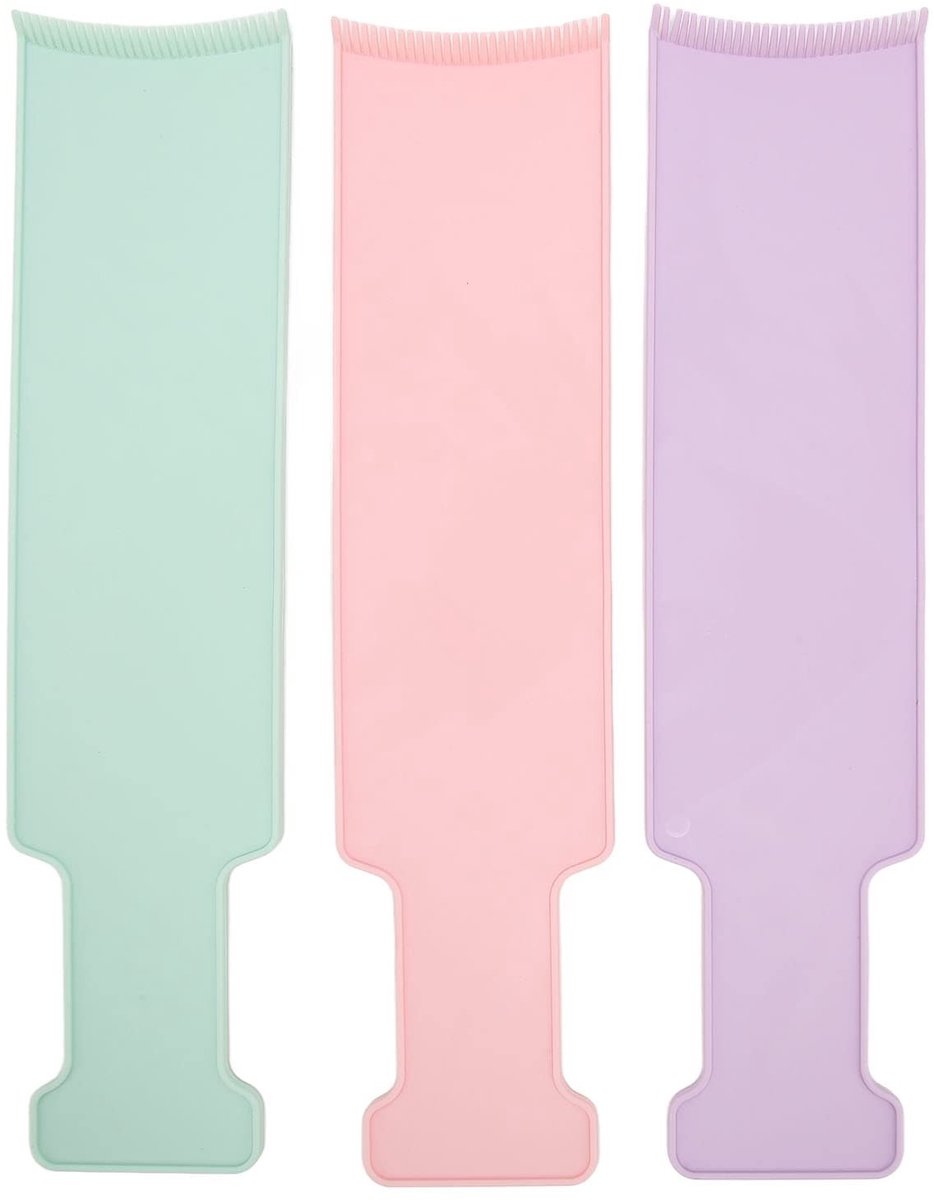 Dailygoods - Set van 3 Haarverf Highlighting Boards voor Kappers