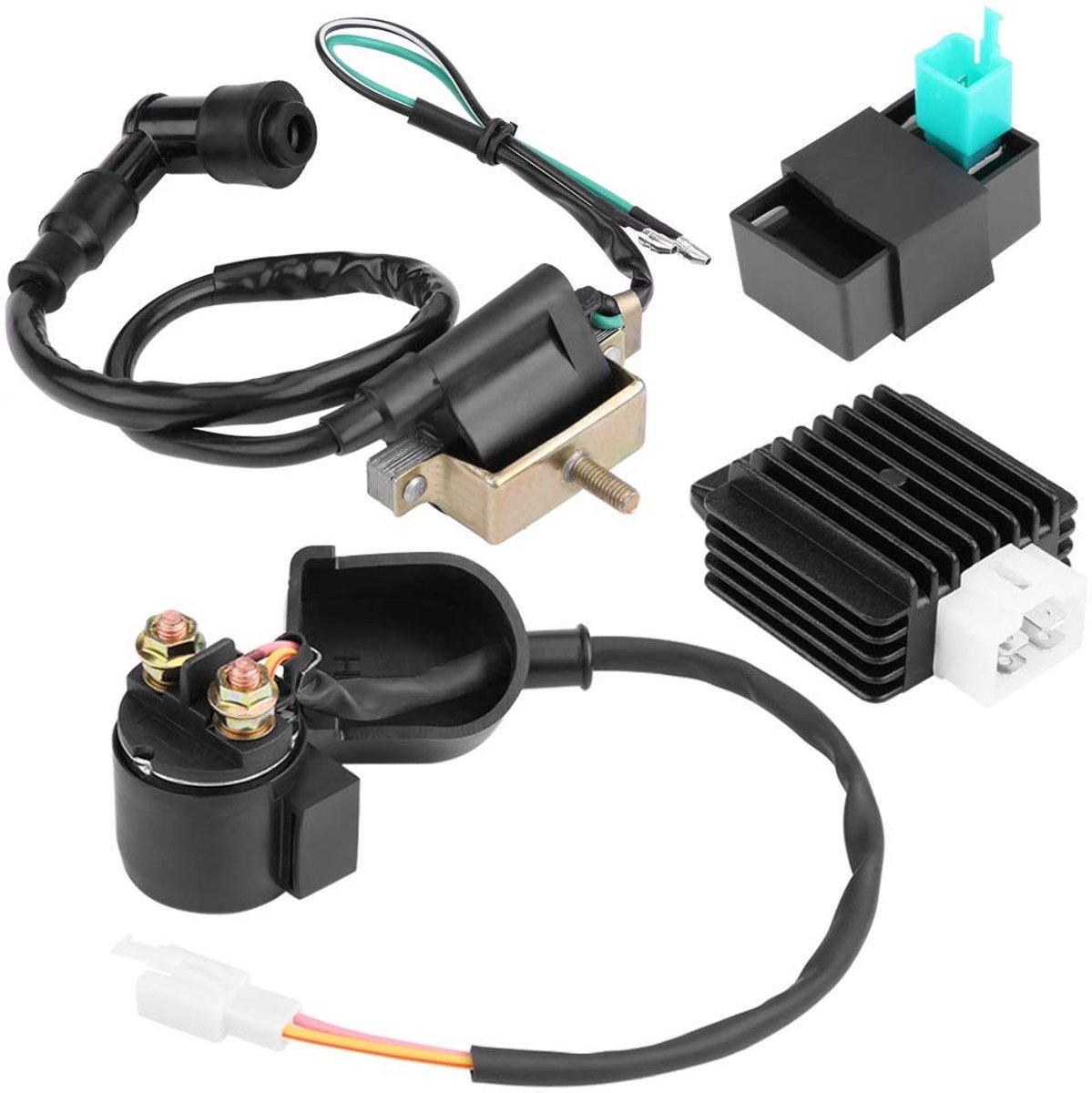 Dailygoods - Dailygoody - Regelaar Quad Onderdelen - Gelijkrichter en Startrelais - Duurzaam en Veilig - Geschikt voor 90 Quad - Verbeterde Prestaties - Hoogwa...