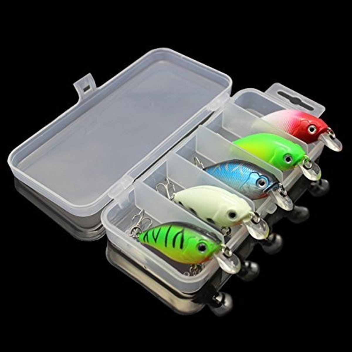 Dailygoods - Innovra - Dailygoods - 5 Kleuren Minnow CrankBaits - Levensechte Visgerei - Topwater Drijvend Lokmiddel - 7.5cm - Aas voor Grote Vissen - 5 Stuks - Vissers
