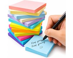 BOTC Super Sticky notes - 76x76 mm - 100 vel - 12 blokjes - 12 Kleuren
