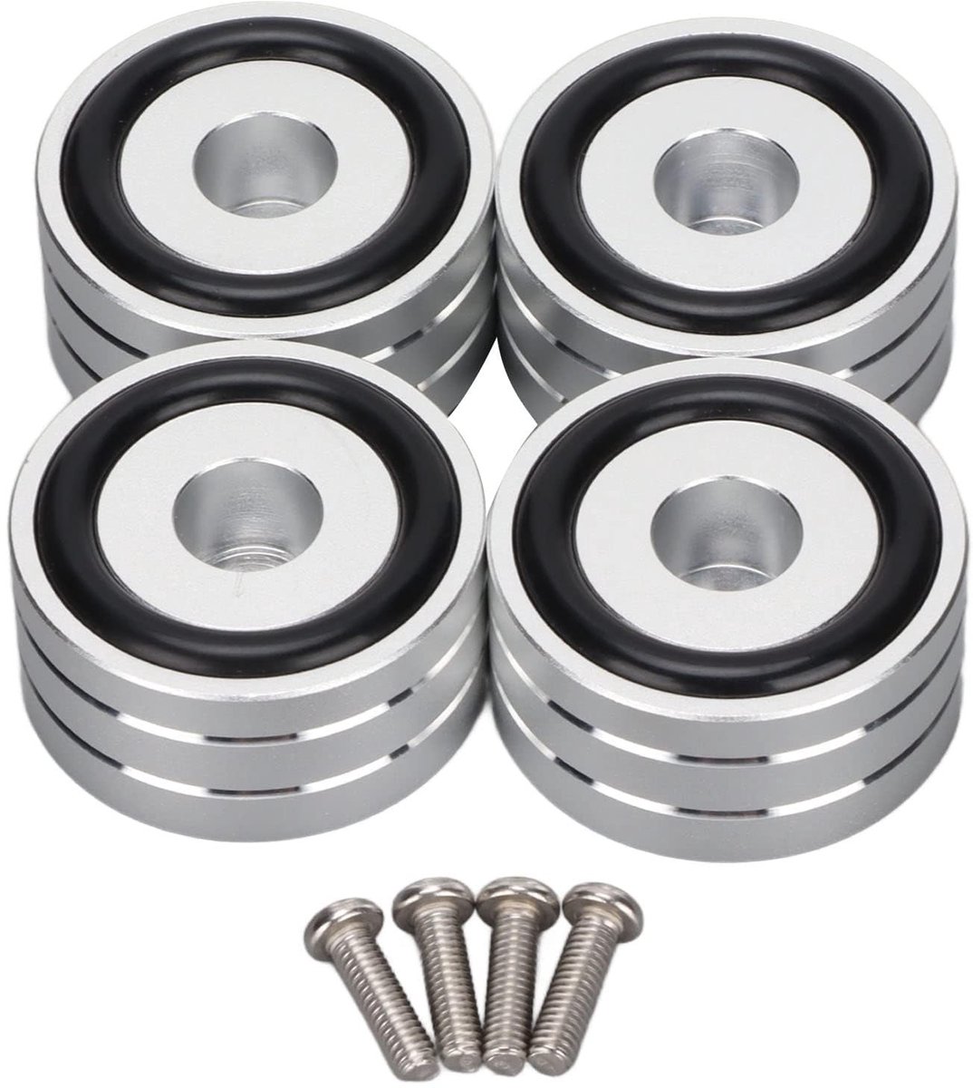Dailygoods - 4 Stuks Speaker Isolatie Spikes voor Optimaal Geluid