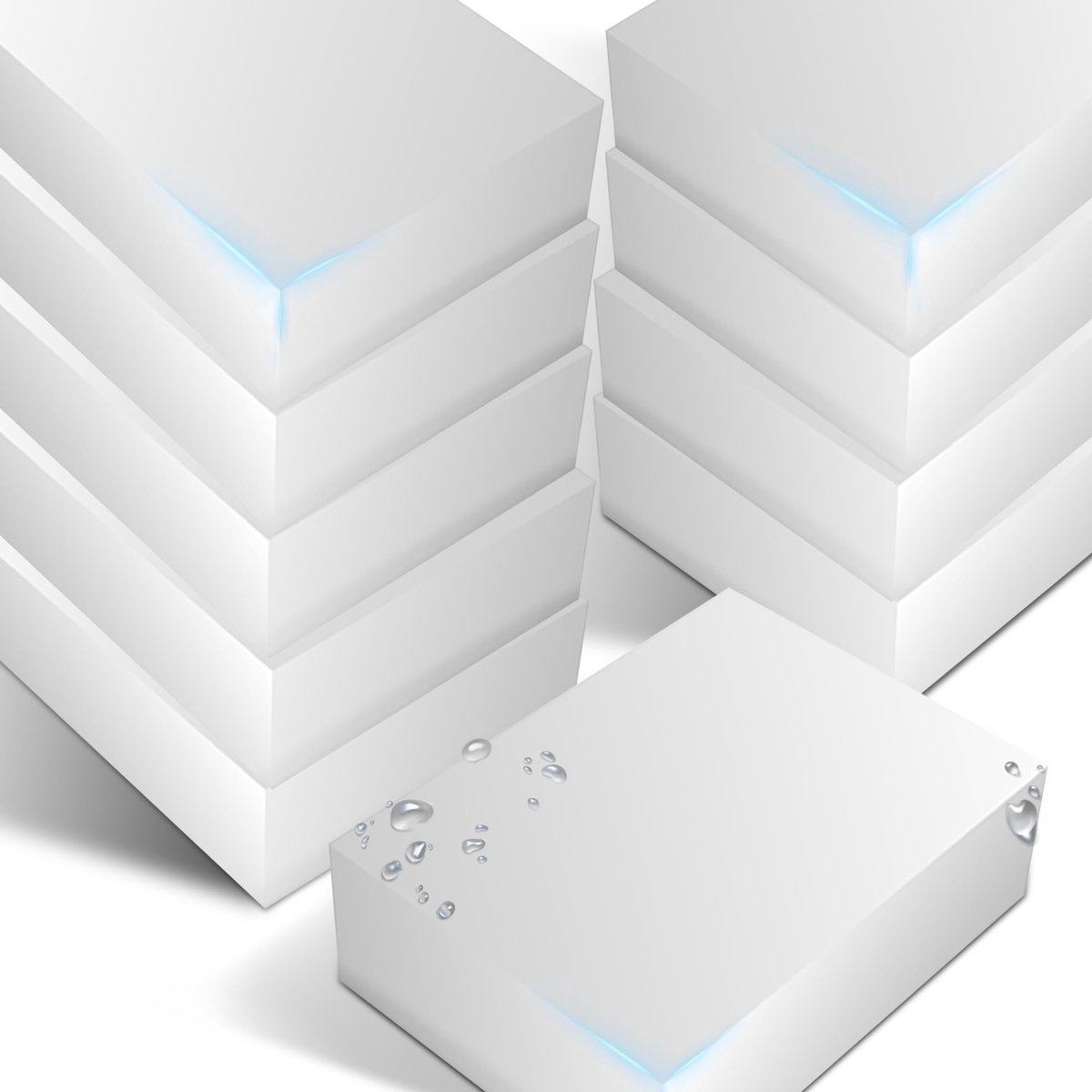 Dailygoods - Set van 10 Magic Erasers voor Effectieve Reinigen