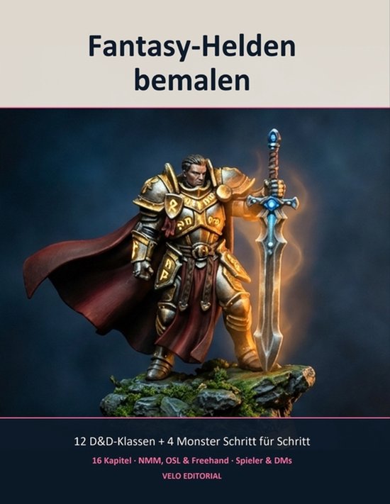 Velo Editorial - Pinsel Und Würfel- Fantasy-Helden bemalen - cover