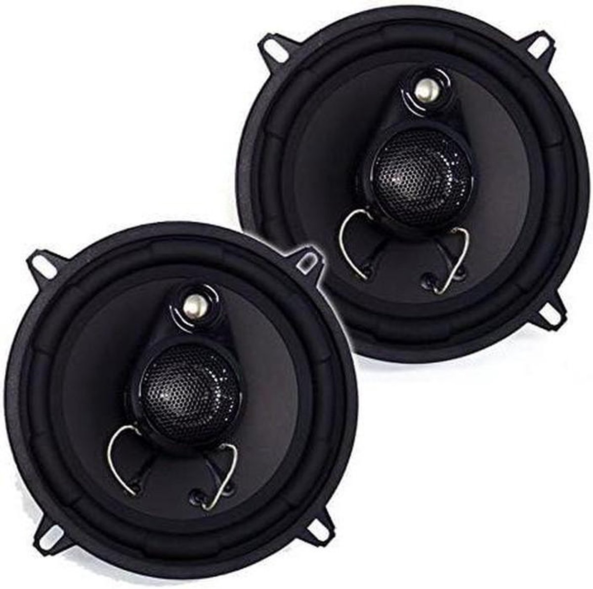 Auto Luidsprekers - Coaxiale Speakers - Muziek Luisteren - Ondiepe Inbouw - 13 cm - Zwart