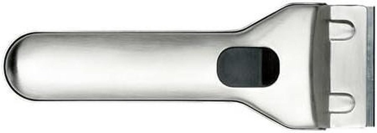 Keramische kookplaat Schraper - Multi tool - Buiten koken - Roestvrij staal gaas - 13.5 cm - Zilver