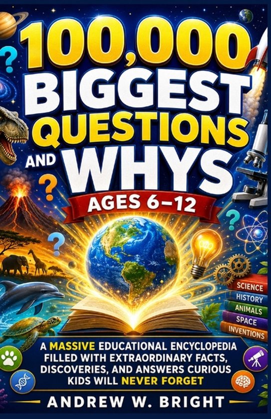 100,000 Biggest Questions and Whys Ages 6-12: A Massive Educational Encyclopedia Filled with Extraordinary Facts, Discoveries, and Answers Curious Kid