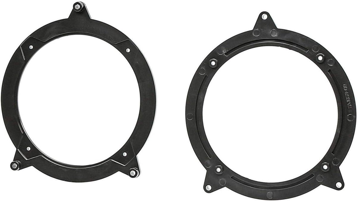 Speaker Adapter - Montage Ring - Auto Audio - Voor 130mm Speakers - 16 cm Breed - Zwart