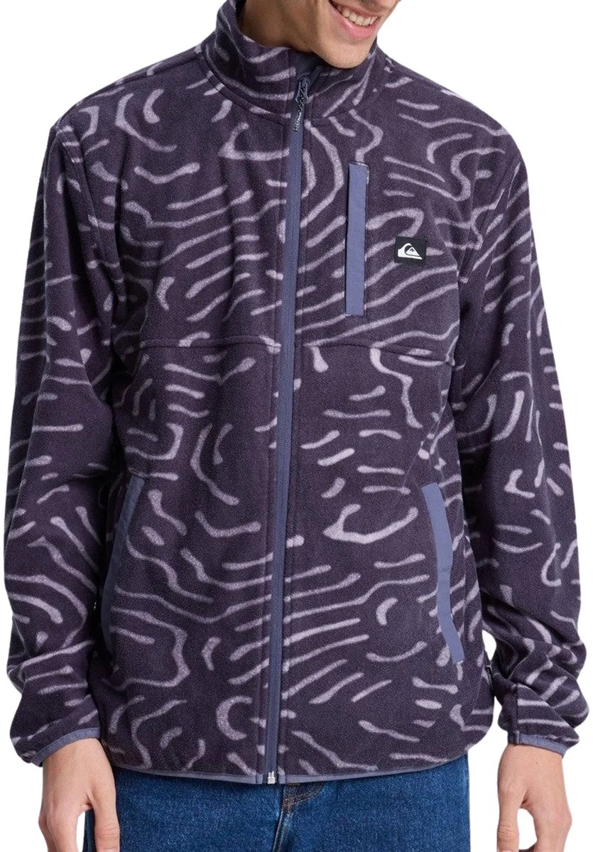 Quiksilver No Destination Fleece Vest Heren Paars