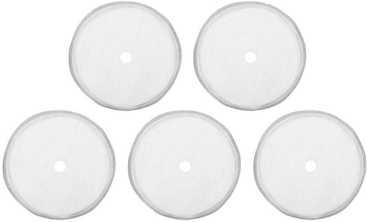 Stainless Steel Filter Strainer voor French Press - 5 Stuks, 80 Mesh Koffiefilter voor 350ml Koffiezetapparaat