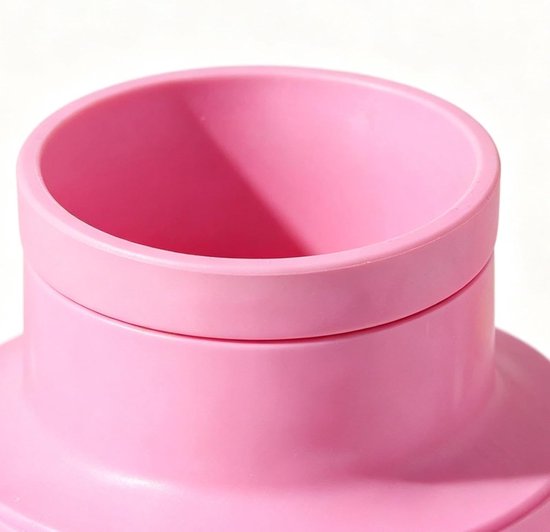 IJsbal Maker - Vriezer Emmer - Dranken Koelen - Luchtdicht Deksel - 10 x 10 x 13 cm - Roze — afbeelding 5