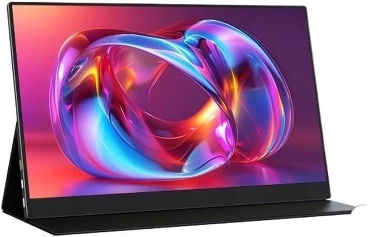Draagbare Monitor - Extra Scherm - Mobiel Werken - Full HD HDR10 - 15.6 Inch - Zilver