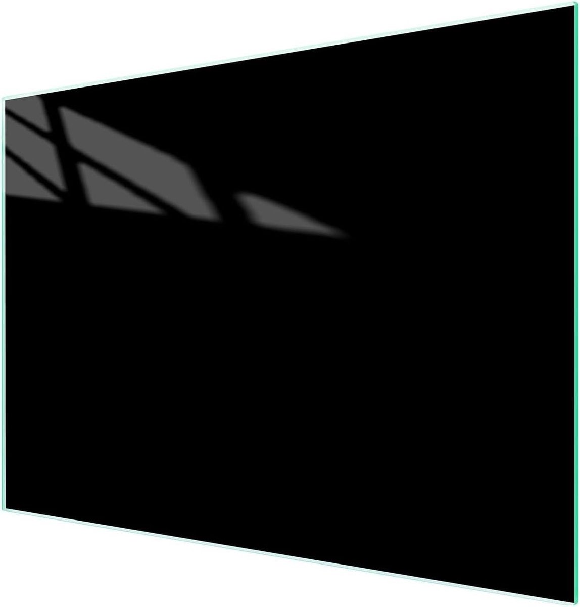 Kookplaat Afdekplaat Glazen Plaat Keuken Beschermen Hittebestendig Glas 30 x 22 cm Zwart