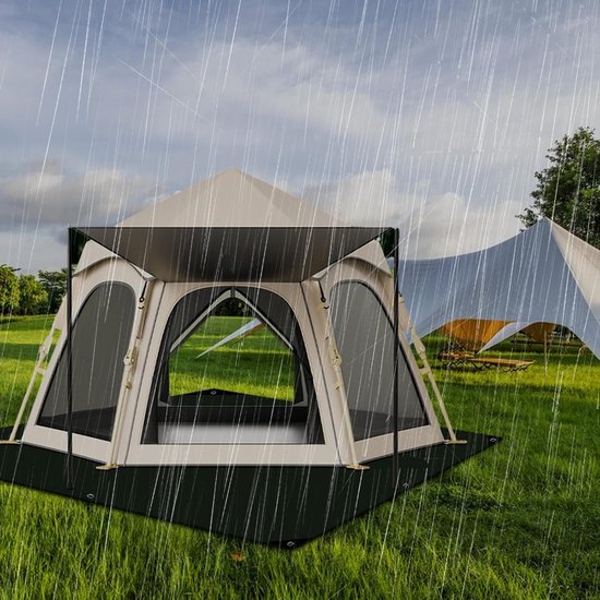 Geïsoleerde Tentvloermat - Campingzeil Vloerkussen - Outdoor Avontuur - Waterdicht Thermisch - 1.5x2 Meter - Malachiet Groen — afbeelding 3