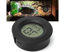 Digitale Reptiel Thermometer - Hygrometer Meter - Terrarium Klimaat - Groot Display - 6 x 5 x 2 cm - Wit