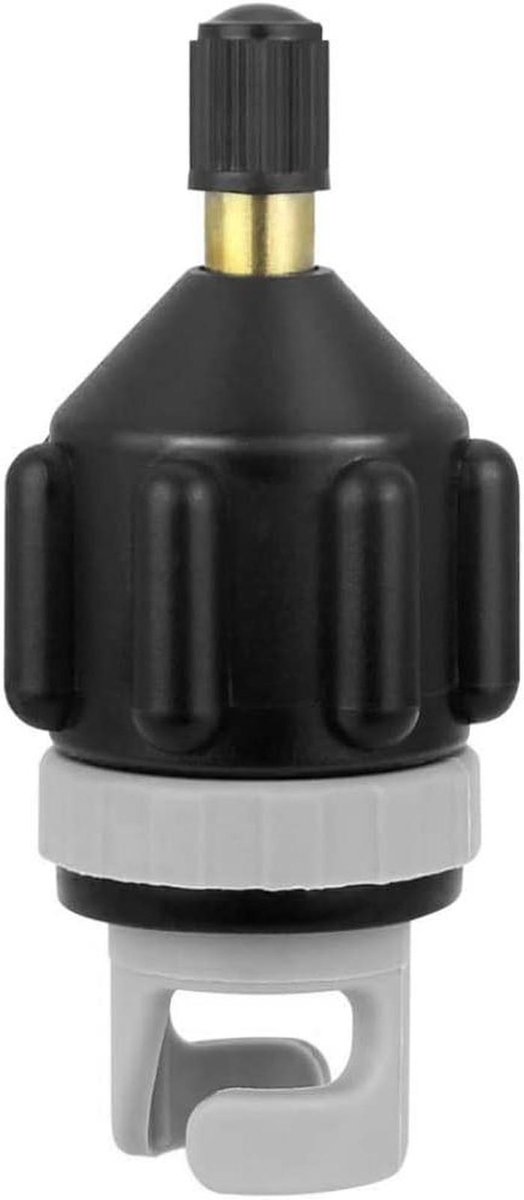 Luchtadapter Opblaasbare Boot - Luchtklep Converter - Watersport Accessoire - Stevige Draaiende Interface - 78 x 34 cm - Zwart