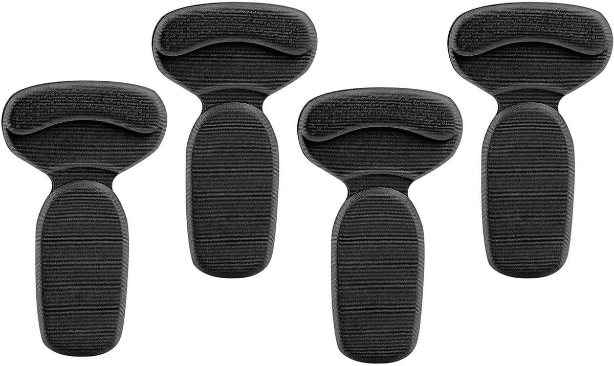 Hielkussens voor schoenen - Antislip pads - Comfortabel lopen - Zelfklevend T-vorm - 2 paar - Niet gespecificeerd