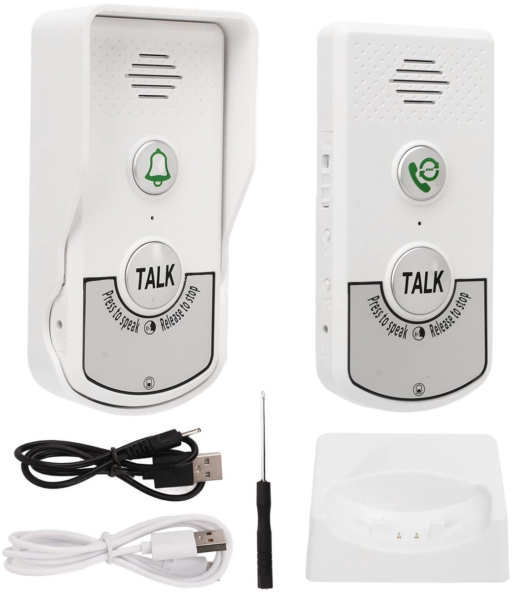 Innovra - Dailygoods - Draadloze Intercom Deurbel met 1000m Bereik