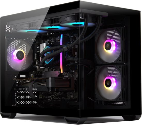 PC-Masters Game PC - RTX 5060 Ti 16GB - Ryzen 7 9700X - 32GB DDR5 6000Mhz - 1TB M.2 7000mbp/s - Windows 11 Pro
