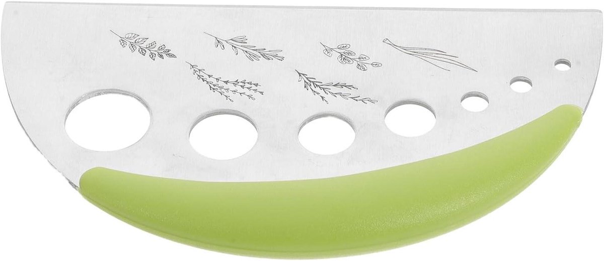 Kruiden Stripper - Bladverwijderaar - Keuken Gereedschap - 7-Sleuf Ontwerp - 11 cm - Groen