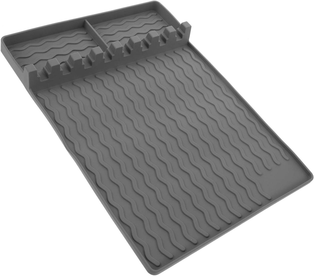 Grillmat - Keukenmat - Barbecue Organisatie - Hittebestendig Siliconen - 41 x 29 cm - Grijs