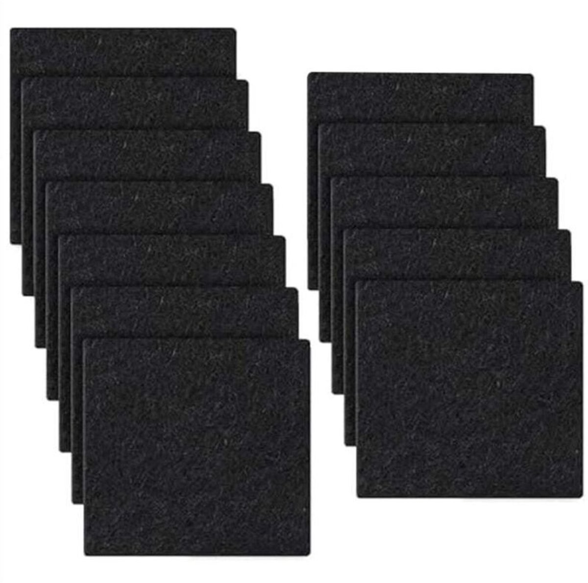 Verpakking van 12 geurfilters geschikt voor vuilnisbakken, vervangende geurfiltersgeschikt voor actieve koolstof.