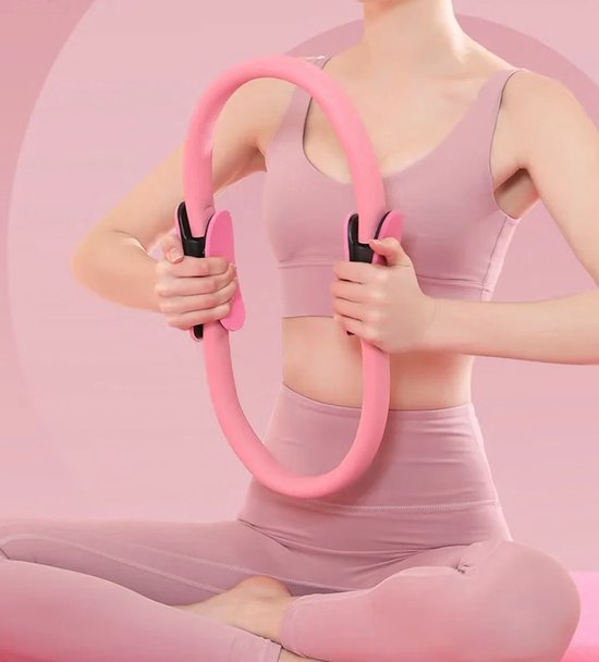 Without Lemon - Pilates Yoga Ring voor Full Body Workout - Spierversteviging, Core Training en Bekkenbodemoefeningen - Roze van Without Lemon — afbeelding 5